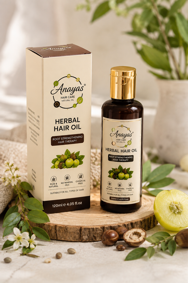 Anaya's Herbal Hair Oil – Root Strengthening Hair Therapy | 120ml
