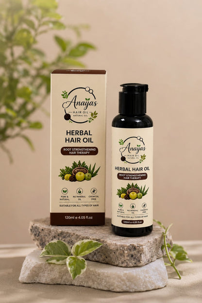 Anaya's Herbal Hair Oil – Root Strengthening Hair Therapy | 120ml